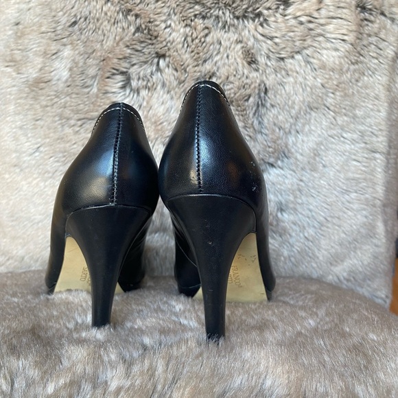 Franco Sarto Leather Upper Bow Heels Size 7.5M - Picture 7 of 11